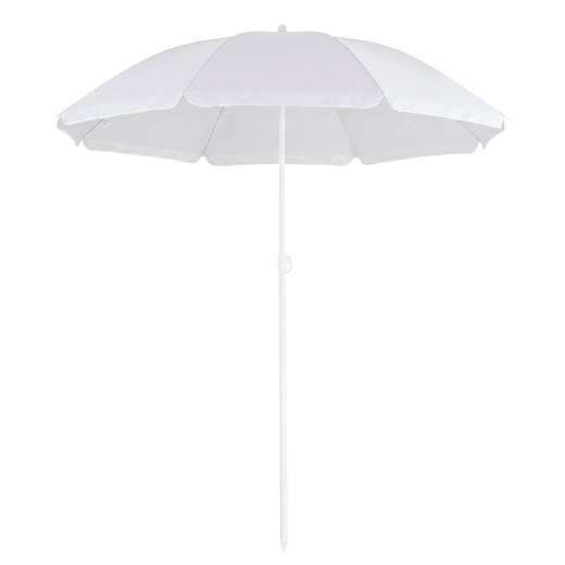 Parasol plażowy 160 cm ogrodowy, przeciwsłoneczny UPF50+ składany, łamany na balkon, taras, szary