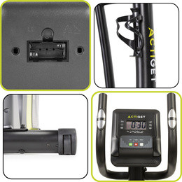 Trenażer eliptyczny do ćwiczeń, orbitrek magnetyczny do treningu cardio, fitness 