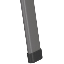 Krzesła ogrodowe 4 szt. metalowe wys. 92 cm na taras balkon 120 kg ciemnoszare