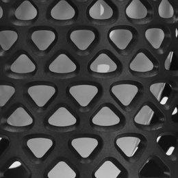 Lampa solarna LED ażurowa 5w1 zewnętrzna kinkiet z 3 trybami świecenia czarny