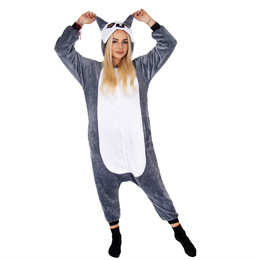 Piżama kigurumi lemur kombinezon jednoczęściowy damski rozmiar M