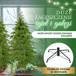 Choinka sztuczna premium 150 cm świerk naturalny, produkcja polska