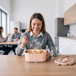 Pojemnik na żywność, podgrzewany Lunchbox elektryczny 1,5 l termos obiadowy