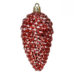 Bombki choinkowe 47 szt. zestaw dekoracji świątecznych, nietłukące, czerwony, złoty, biały