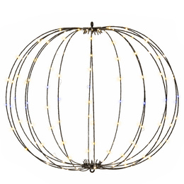 Kula świetlna 160 LED dekoracja świąteczna do ogrodu, IP44 ciepły biały + biały flash