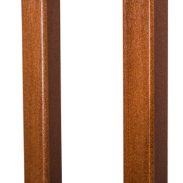 Bramka zabezpieczająca rozporowa 75-110 cm brązowo-czarna