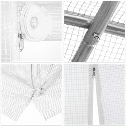 Szklarnia ogrodowa foliowa UV4 140g/m2 3x2x2 m tunel na warzywa owoce foliak