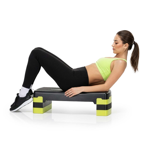 Step do ćwiczeń fitness 3-stopnie, schodek treningowy do aerobiku