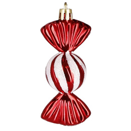 Bombki choinkowe 5 szt. ozdoby świąteczne zestaw cukierki 6 cm kolorowe