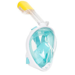 Maska do nurkowania L/XL pełnotwarzowa, z rurką, AntiFog, DryTop do snorkelingu regulowana