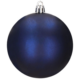 Bombki choinkowe 30 szt. ozdoby świąteczne zestaw 8cm granatowy