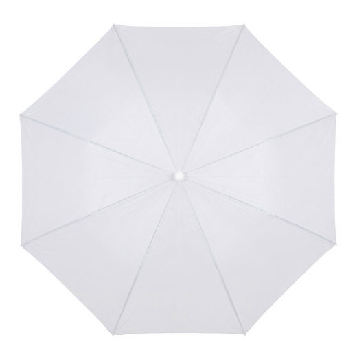Parasol plażowy 160 cm ogrodowy, przeciwsłoneczny UPF50+ składany, łamany na balkon, taras, szary
