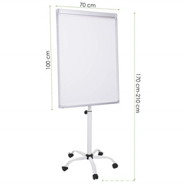 Flipchart tablica magnetyczna suchościeralna 101x72 cm