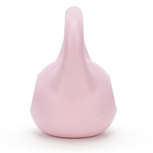 Kettlebell 4 kg odważnik, hantla do ćwiczeń ABS kula do treningu siłowego, różowa