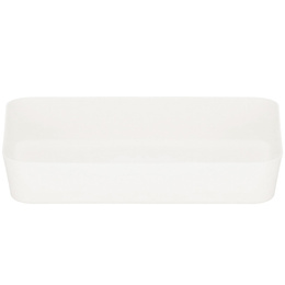 Pojemnik do szuflady 26x18cm wielofunkcyjny wkład, organizer kremowy