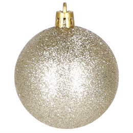 Bombki choinkowe 30 szt. ozdoby świąteczne złoty