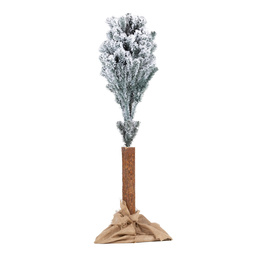 Choinka sztuczna na pniu 220 cm świerk śnieżony