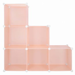Szafka modułowa dla dzieci 110x110x37 cm organizer dziecięcy 9 półek