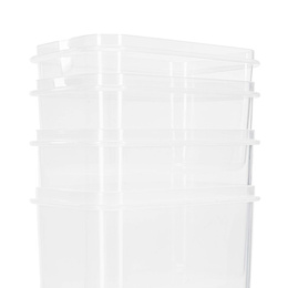 Pojemniki kuchenne do przechowywania żywności z pokrywką zestaw 24 szt. z naklejkami, przeźroczyste