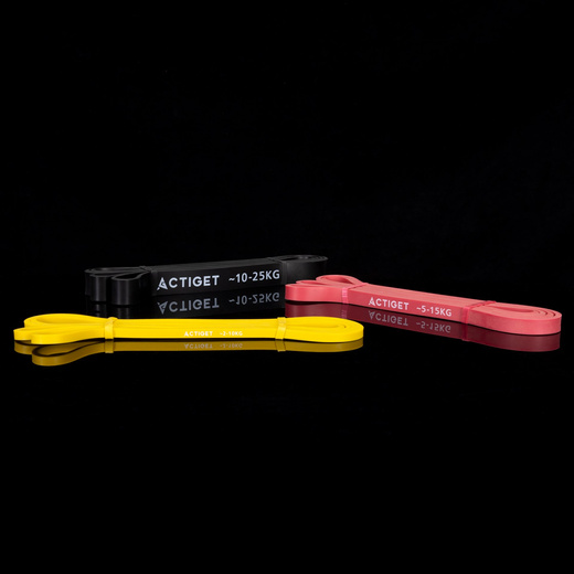 Gumy oporowe do ćwiczeń zestaw 3 szt. taśmy do ćwiczeń fitness, treningu