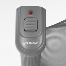 Bramka zabezpieczająca na schody 80 cm zwijana roleta do drzwi barierka ochronna szara