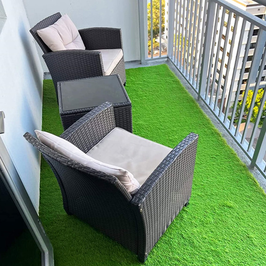 Sztuczna trawa 1 m na taras balkon miękka 7mm