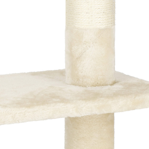 Drapak dla kota sufittowy sizal słupek 240 - 265 cm kremowy