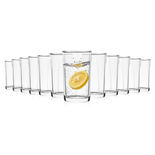 Szklanki do herbaty, kawy latte, mrożonej 200 ml zestaw 12 szt.