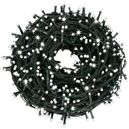 Kurtyna świetlna 300 led girlanda, lampki zewnętrzne sople zimny biały + flash