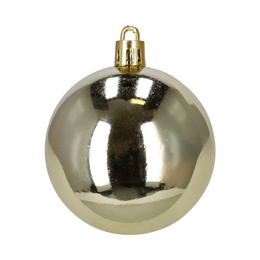 Bombki choinkowe 40 szt. ozdoby kule, lizaki, szyszki, laski cukrowe nietłukące złote