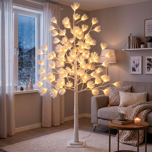 Świecące drzewko 180 cm sosna 120 Led drzewko świąteczne dekoracja ozdoba świetlna