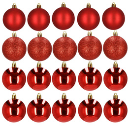 Bombki choinkowe na choinkę 4 cm zestaw 20 szt.