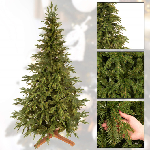 Choinka sztuczna 210 cm świerk himalajski jak żywy PE Royal Trees premium drzewko świąteczne