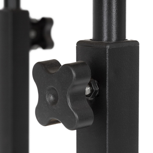 Stolik na kółkach regulowany 76-86 cm biurko mobilne pod laptopa ciemnobrązowe