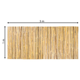 Mata bambusowa na balkon 1 x 3 m osłona do ogrodu na ogrodzenie płot maskujący