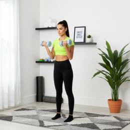 Ciężarki 2x1kg hexagonalne do ćwiczeń fitness hantle zestaw 2 szt. jasno niebieskie