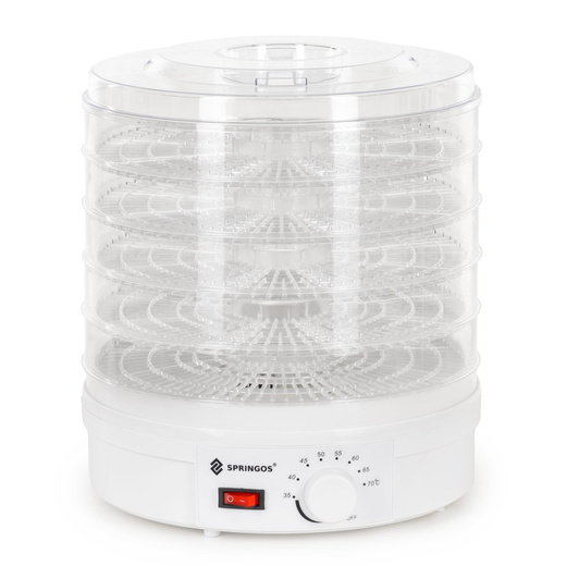 Suszarka do żywności, spożywcza do grzybów, ziół 5‑poziomowa 15 L 350 W z regulacją temperatury