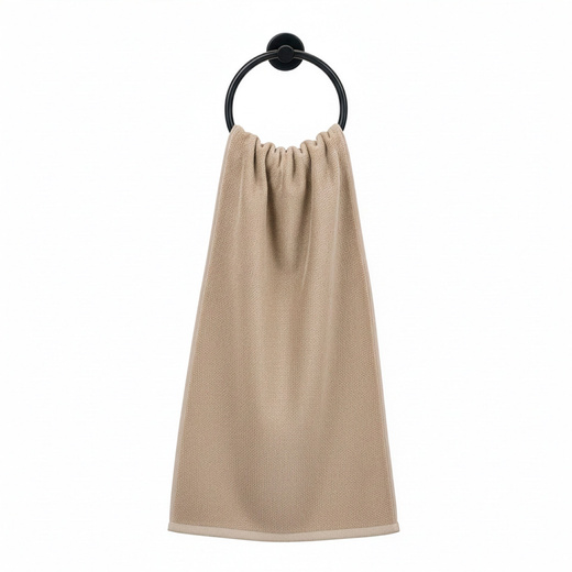 Wieszak na ręczniki, łazienkowy okrągły, uchwyt na ręczniki, czarny