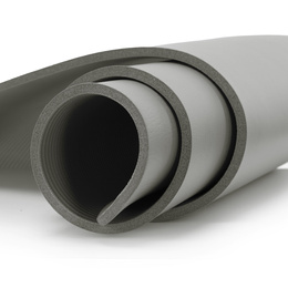 Mata do jogi, ćwiczeń fitness 183x61 cm antypoślizgowa, materac do stretchingu szary