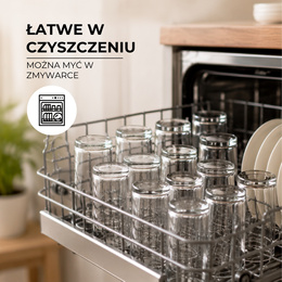 Szklanki do herbaty, kawy latte, mrożonej 200 ml zestaw 12 szt.