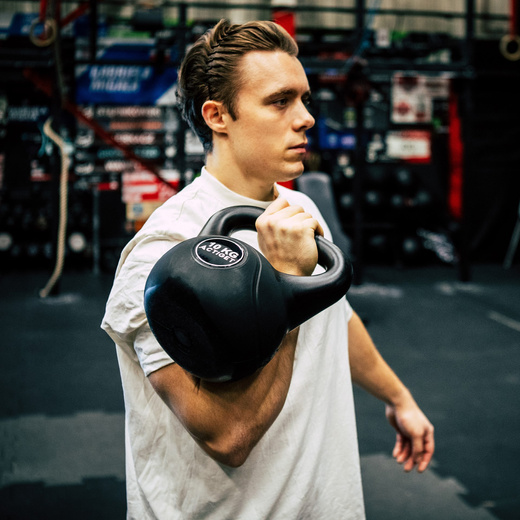 Kettlebell 10 kg odważnik, hantla do ćwiczeń ABS kula do treningu siłowego, czarny