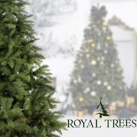 Choinka sztuczna 150 cm świerk kaukaski jak żywy Royal Trees premium drzewko świąteczne