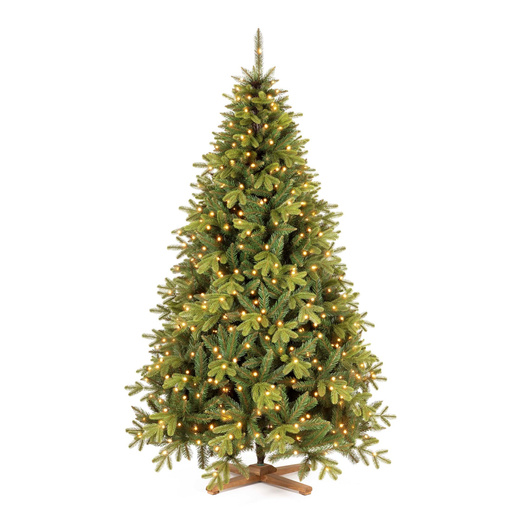 Choinka sztuczna 180 cm Premium Royal Trees świerk syberyjski z drewnianym stojakiem