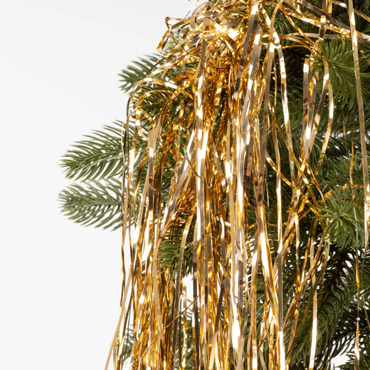 Włosy Anielskie na choinkę, dekoracja świąteczna 100 cm złote