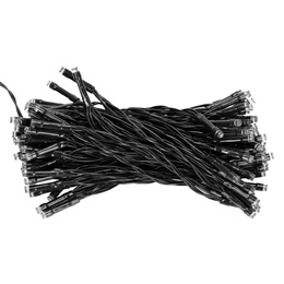 Lampki choinkowe 100 Led na baterie biały ciepły z pilotem