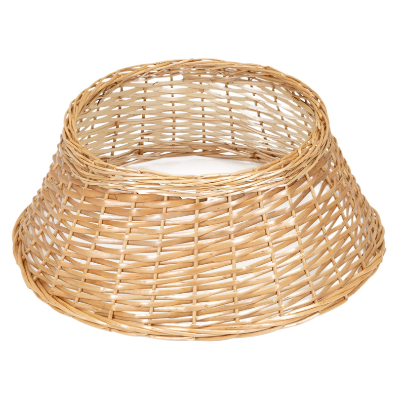 Osłona na stojak pod choinkę, wiklinowa 58 cm jasnobrązowy