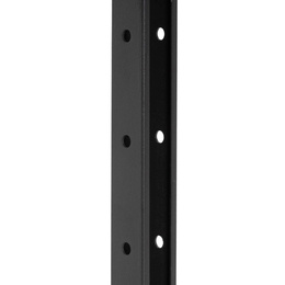 Stół balkonowy, składany 80x37 cm zawieszany na balustradę, czarny