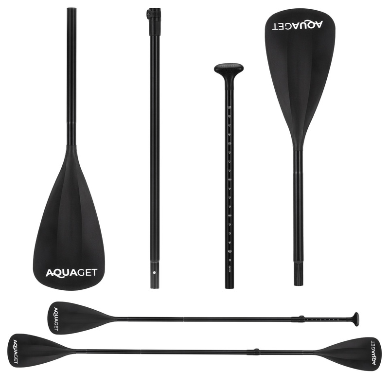Wiosło do deski SUP kajaka 2w1 składane 160-222 cm regulowane 3-częściowe