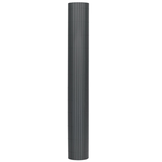 Osłona PVC maskująca na balkon, taras, ogrodzenie 500x140 cm ciemnoszara