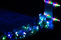 Lampki choinkowe 200 Led kuleczki multikolor z programatorem